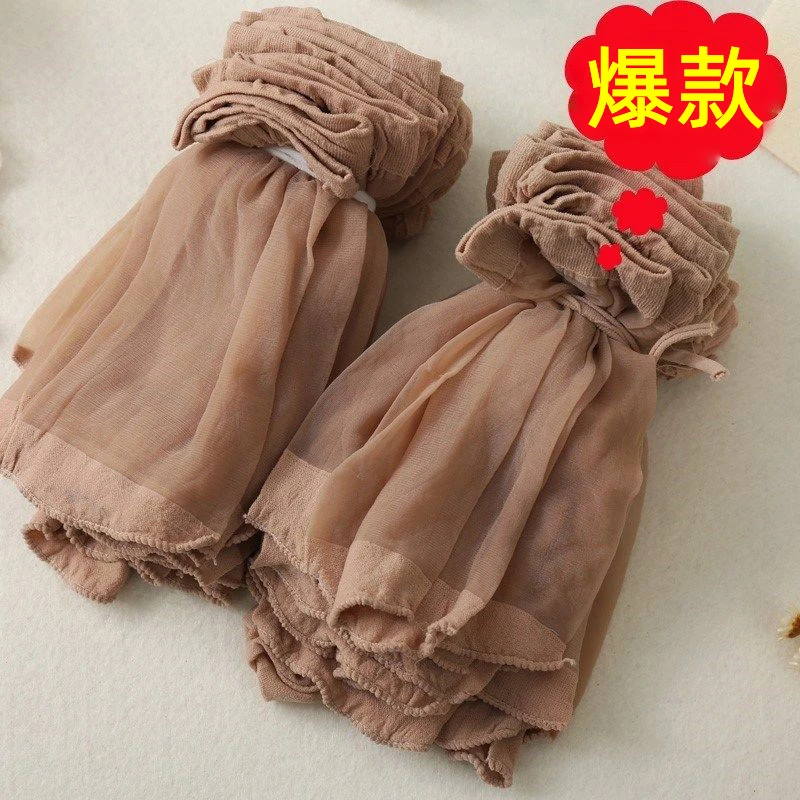 肤色子短肤色女短款袜子黑色透肉短肤色夏天夏季薄款防勾丝肉色袜