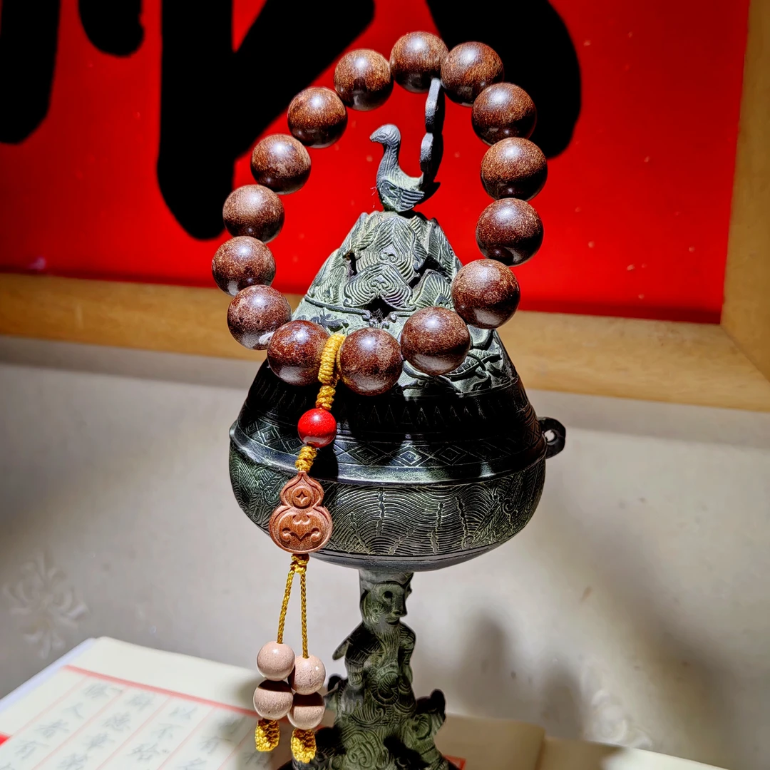 齐祉合香 传承非遗  坎离参珠手串 元气满满