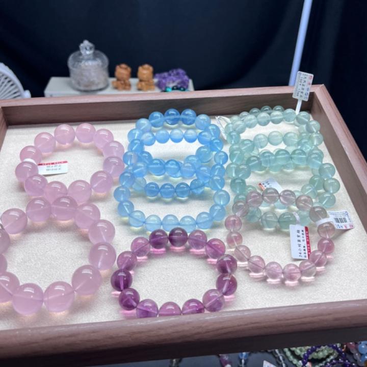 【1号链接】6-100 天然水晶 手链 多样性