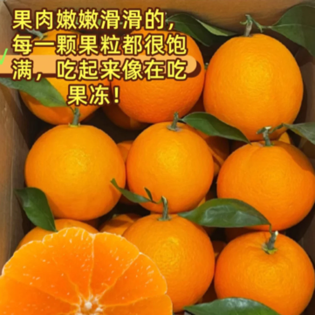 【现摘果冻橙】四川爱媛38号果冻橙清甜爆汁新鲜采摘60mm起