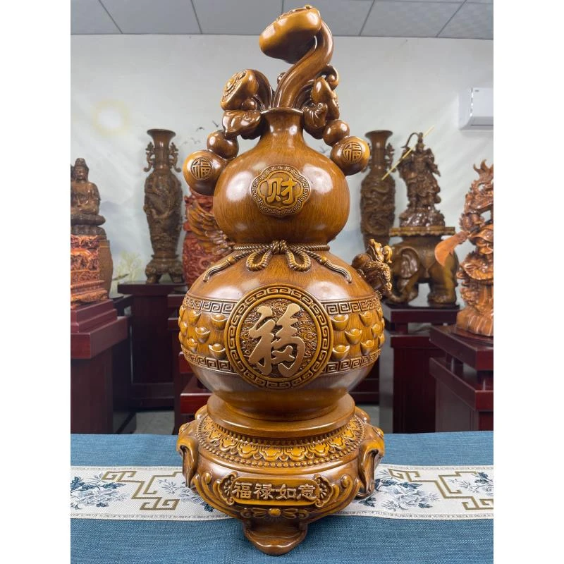 福禄如意元宝葫芦(LYh)长24cm高45cm公司开业办公室 礼品创意摆件