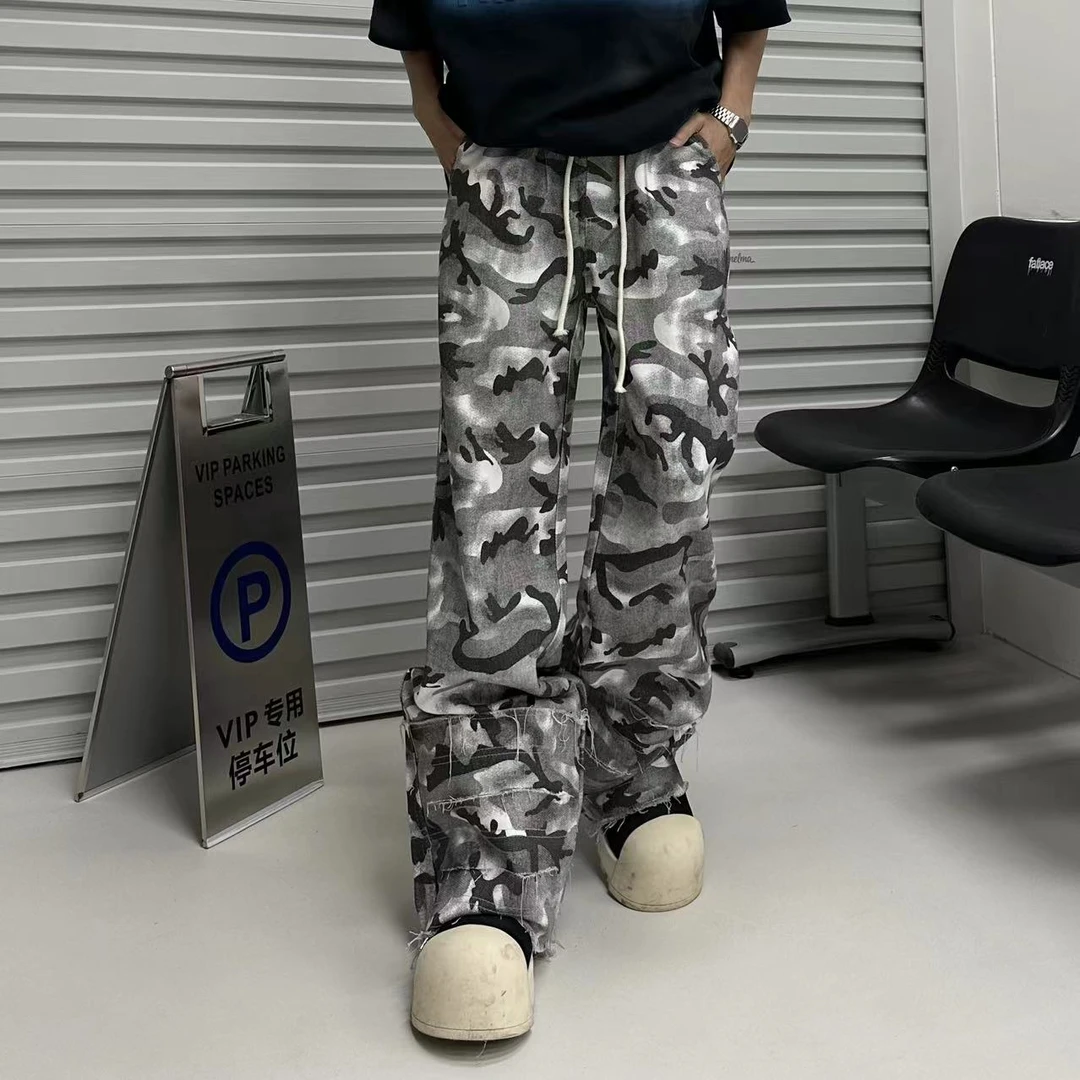 SUCHEN 2024新款迷彩裤二代2.0版高街潮牌迷彩工装裤7-WH6974