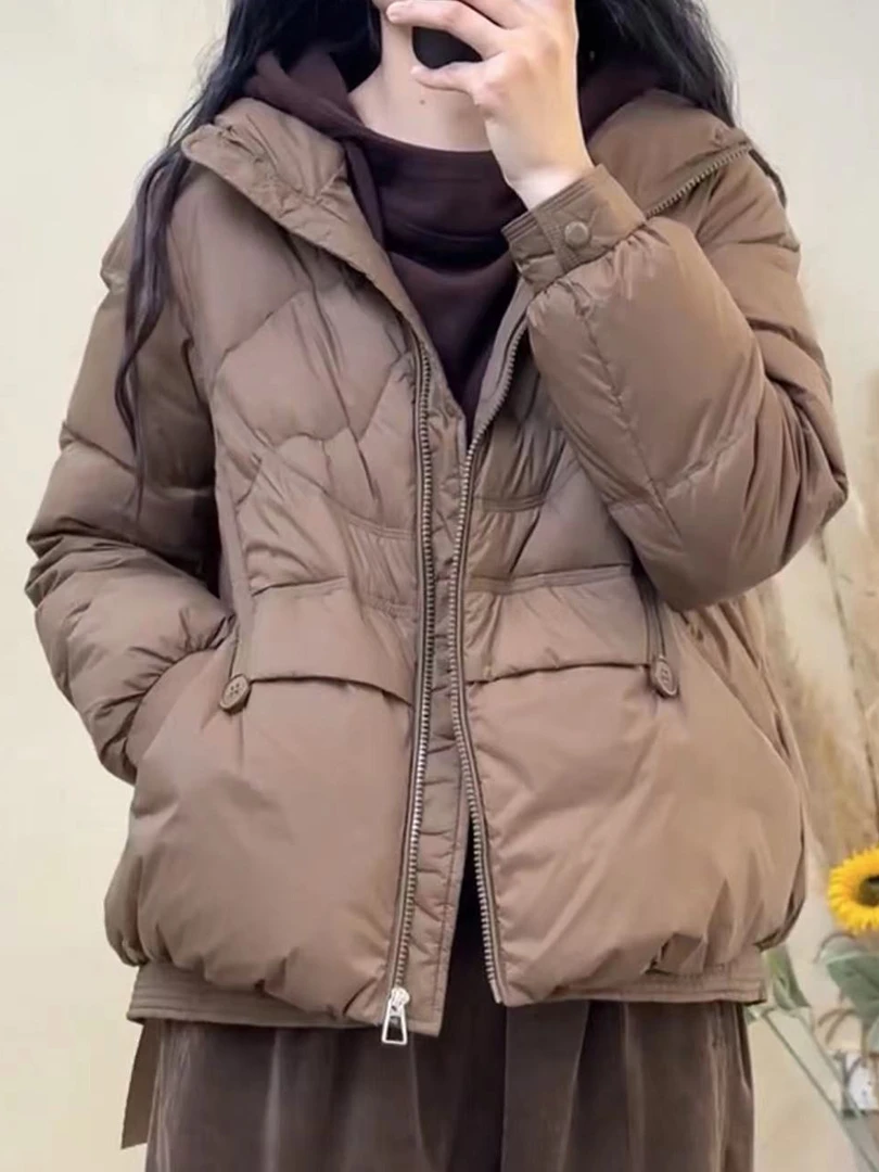 2024秋冬棉服女秋冬新款小个子棉袄时尚显瘦轻薄立领保暖短外套