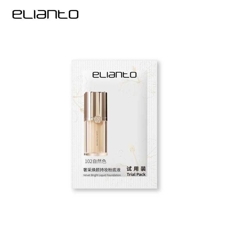elianto奢彩焕颜持妆粉底液服帖自然色试用装