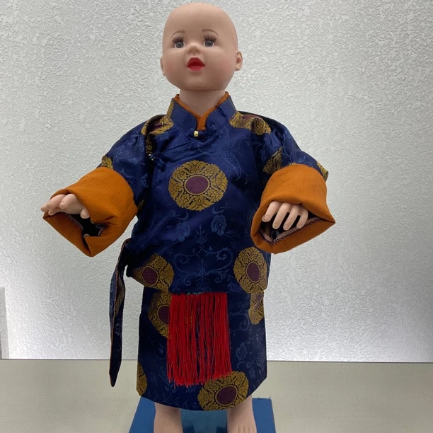 民族童装。儿童男宝宝夏季新款袍子