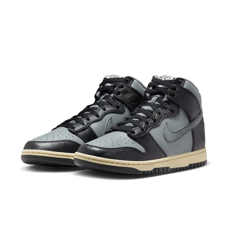 Nike 灰绿蛋壳高帮男款防滑耐磨运动休闲鞋 DV7216-001男子灰白