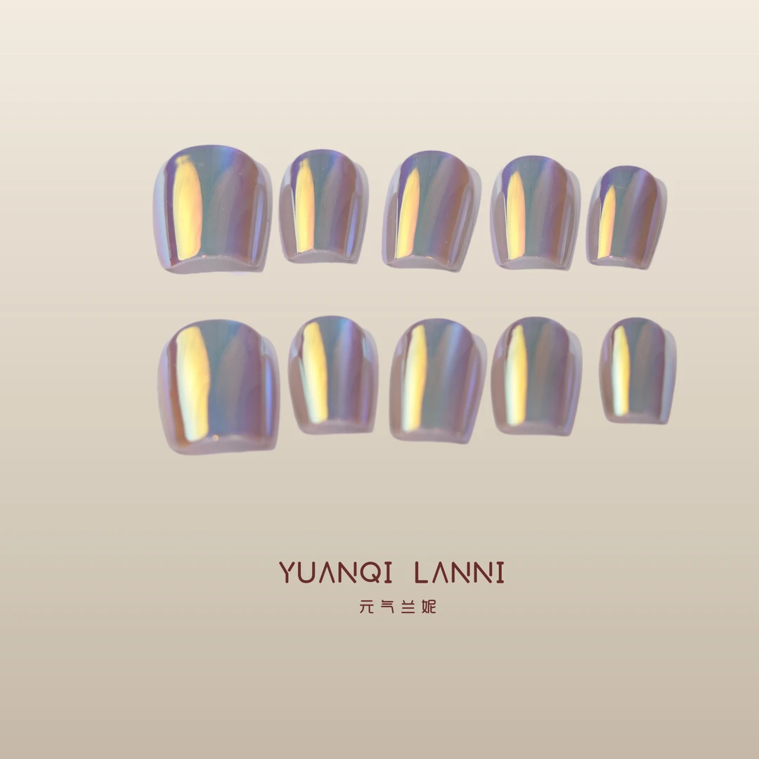 【电镀猫眼】纯手工穿戴甲显白可爱高质量手绘多巴胺夏日小清新流行