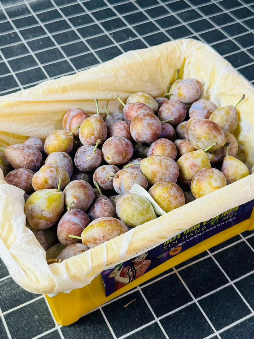 新疆伽师西梅小果净重3.5斤,细润的琥珀色,肉厚甘甜 汁水充沛(放软食用最佳)