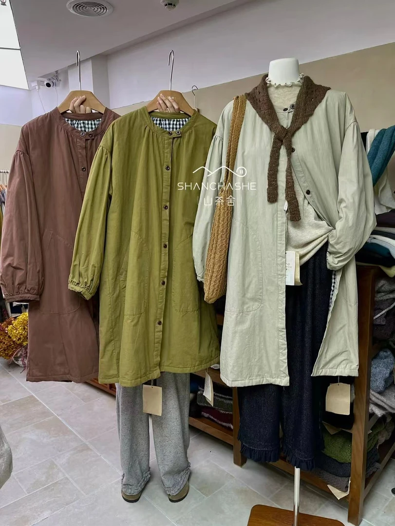 叨叨推荐款 SCS#6335#长款棉服（冬季新款）FL