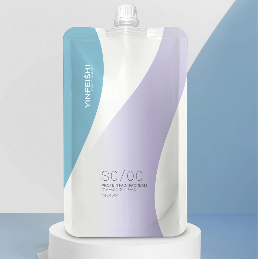 拍一发五音菲诗s0/00蛋白褪色膏弱酸修护专业发廊染发必备彩盖白