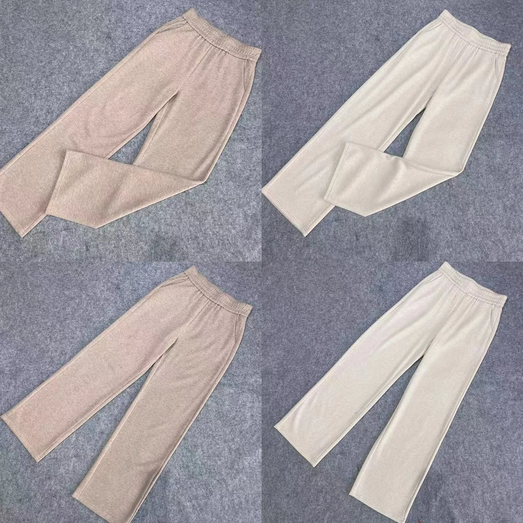 【华姐定制】春季窄版高腰垂感阔腿百搭长裤（裤长102cm左右）