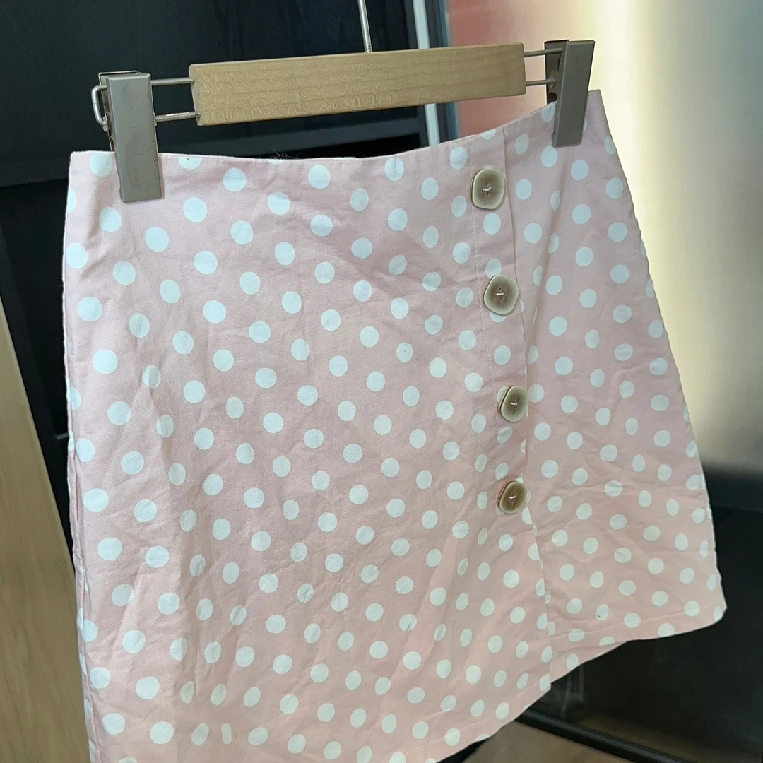 防走光裙子白色时尚百搭夏季