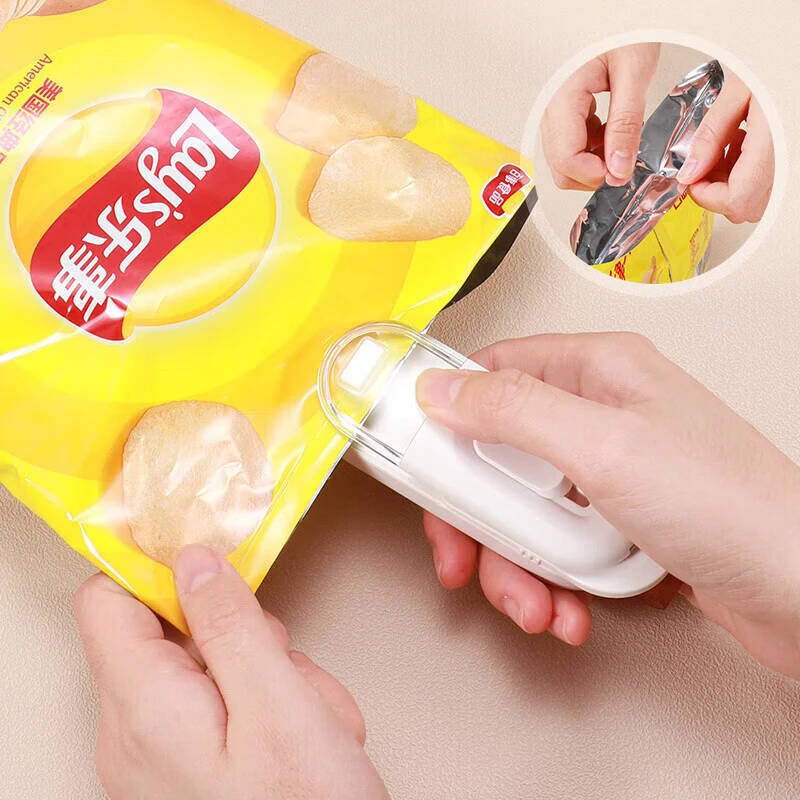 MAXCOOK/美厨迷你封口机 小巧便携式封零食袋封调料袋电池款