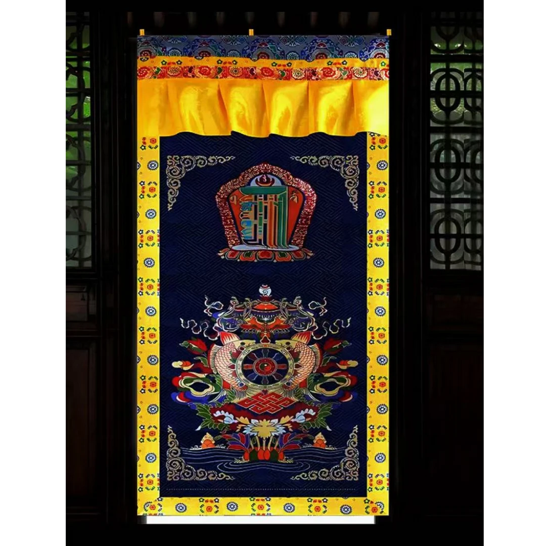 【新疆西藏包邮】1米*1.8米藏式民族风挂毯壁挂卧室装饰挂布门帘