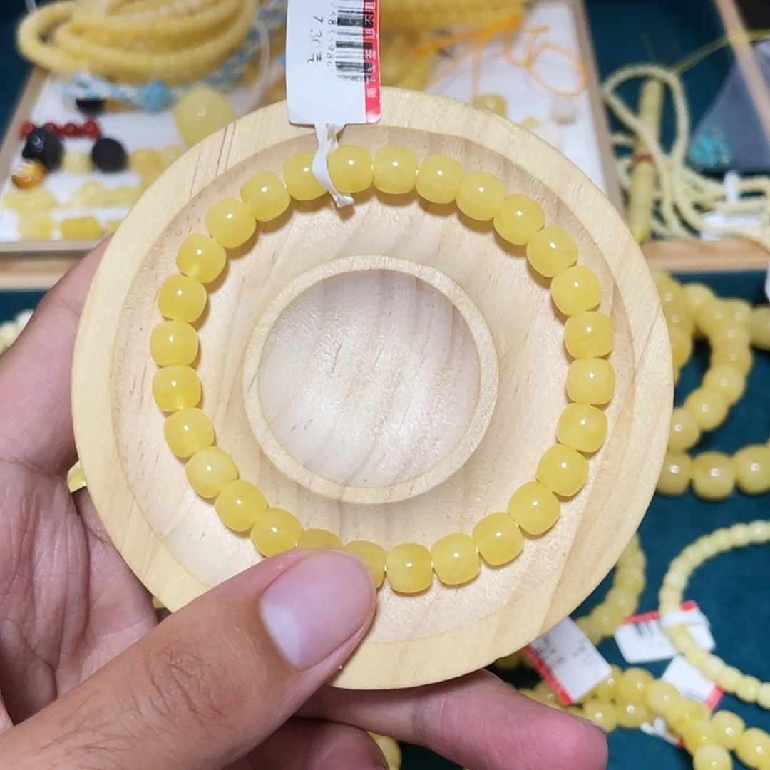 蜜蜡手链未镶嵌蜜蜡