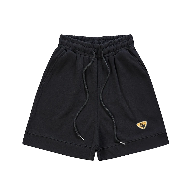 【短裤系列】小黑鹿短裤  高腰阔腿宽松运动风短裤