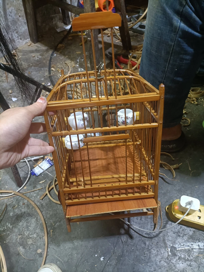 黄豆鸟秀眼笼 四方笼