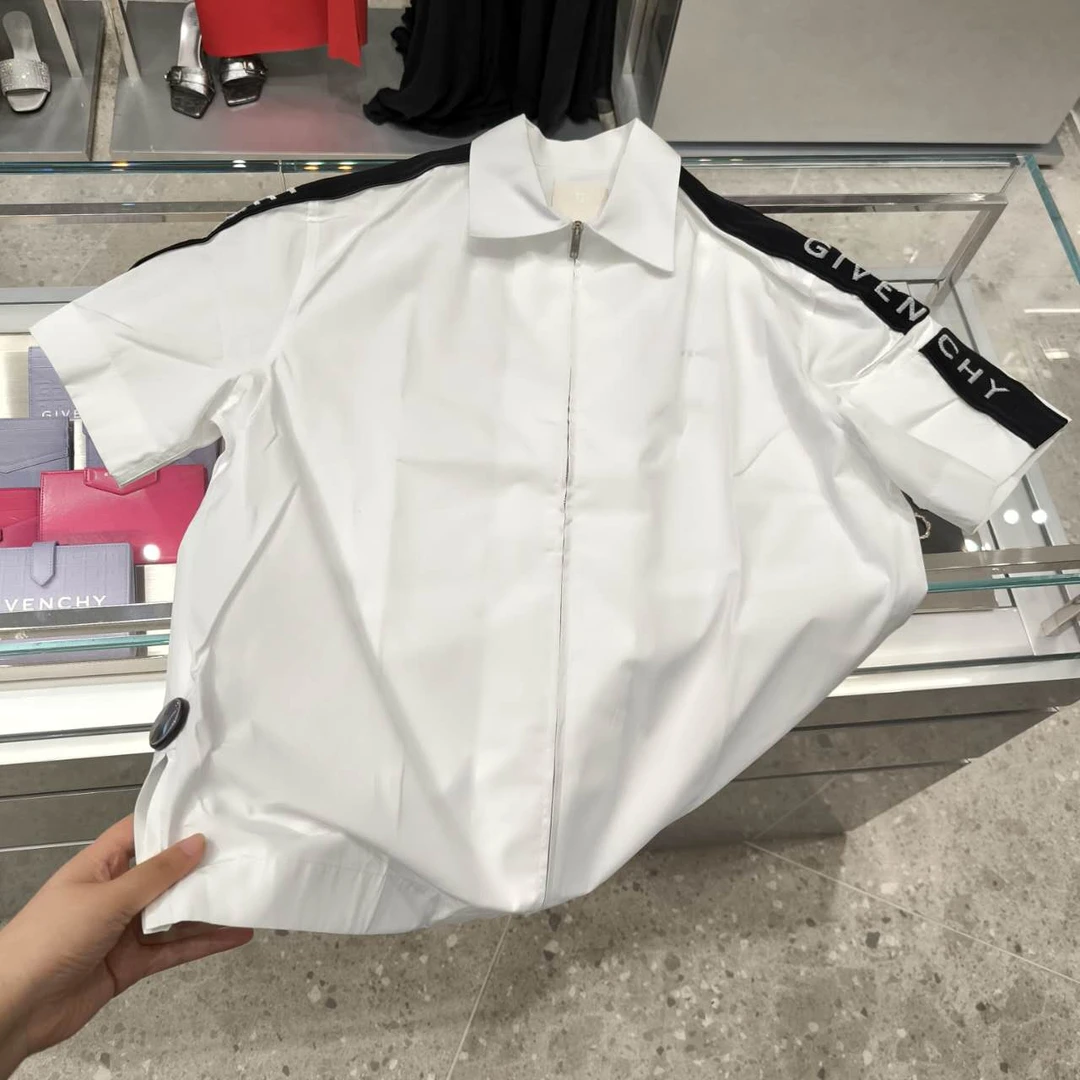 Givenchy/纪梵希男士衬衫短袖外套重工刺绣款