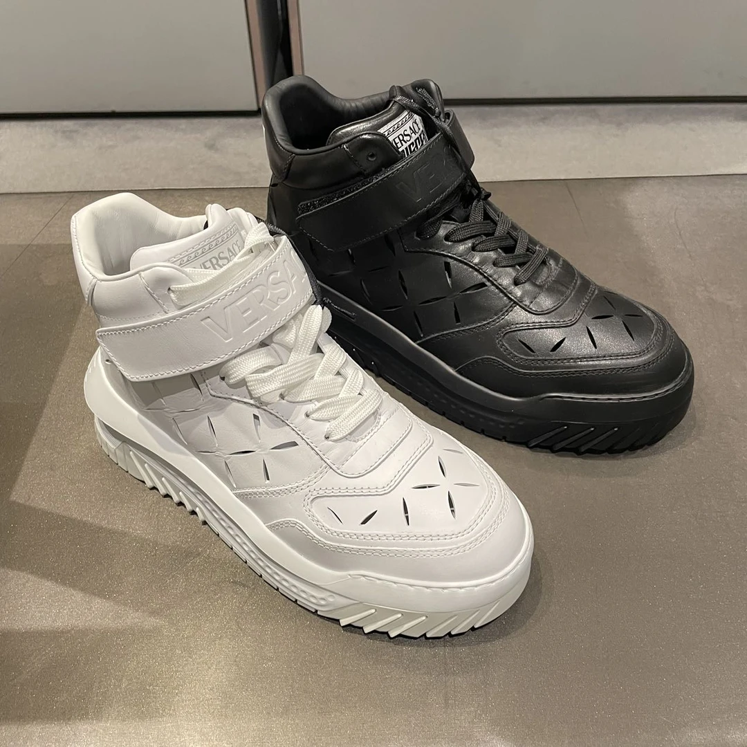 7/20范思哲男鞋镂空高帮运动板鞋多色