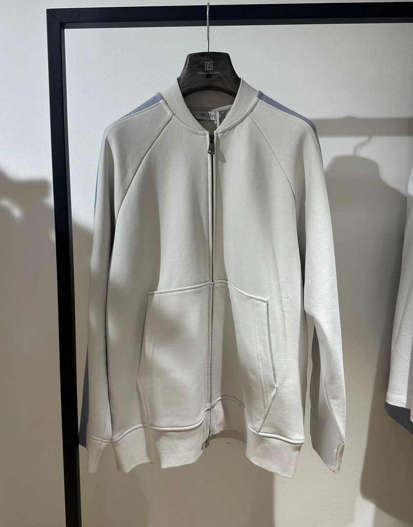 全新未使用  MaxMara/专柜/拼色卫衣外套