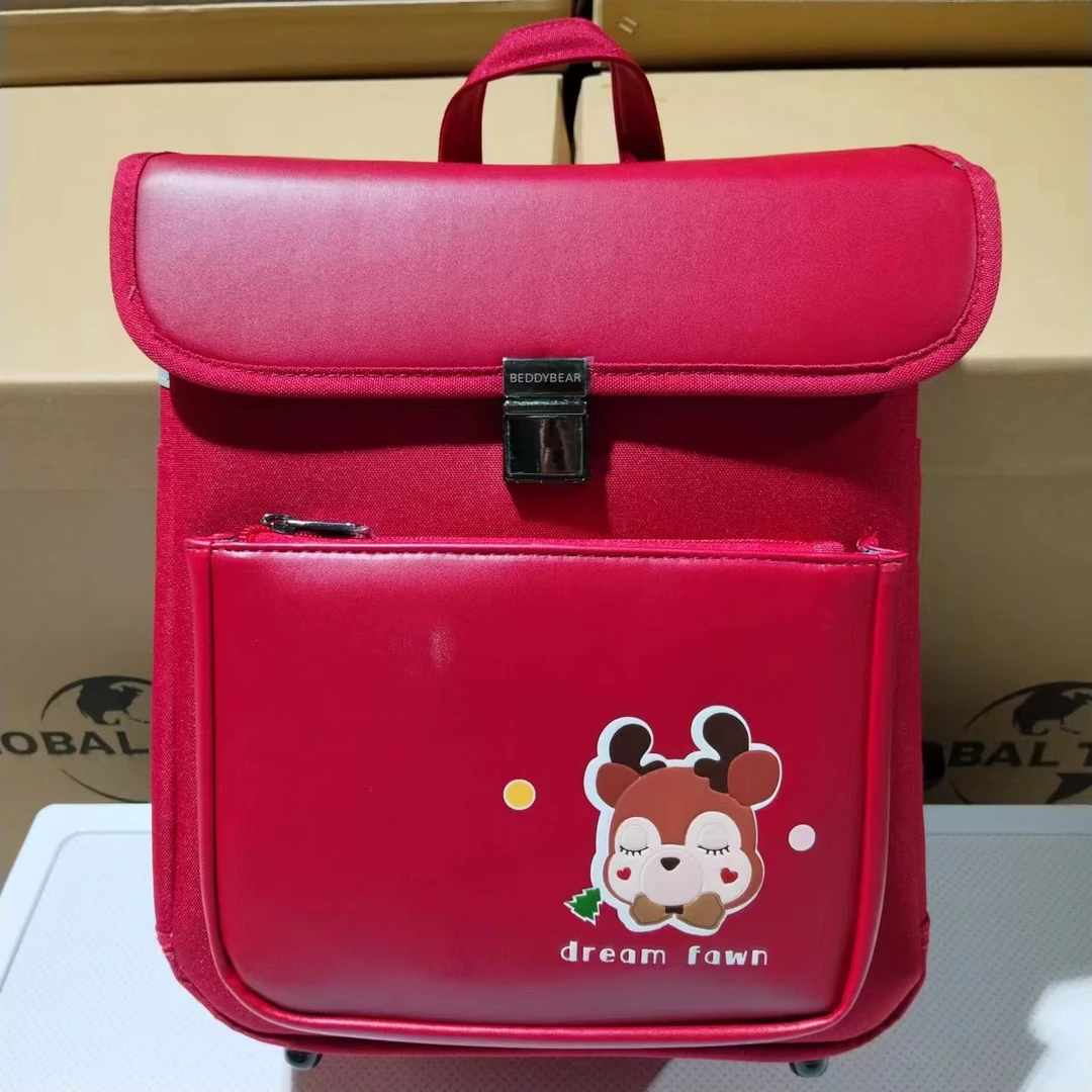 时尚儿童学院双肩背包书包【图案随机发】