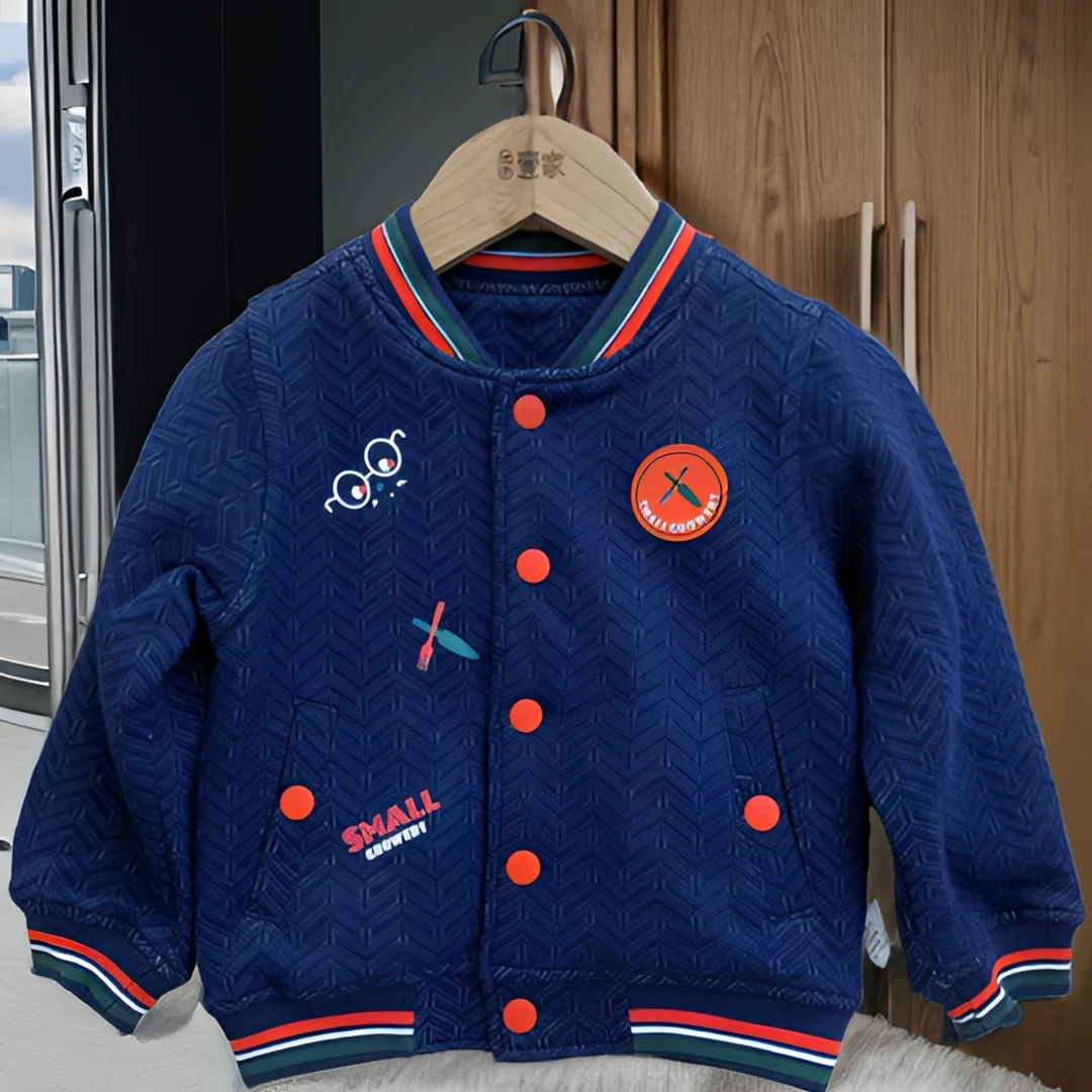 哎麻麻高品质男童1011511春秋外套棒球服运动时尚百搭舒适洋气