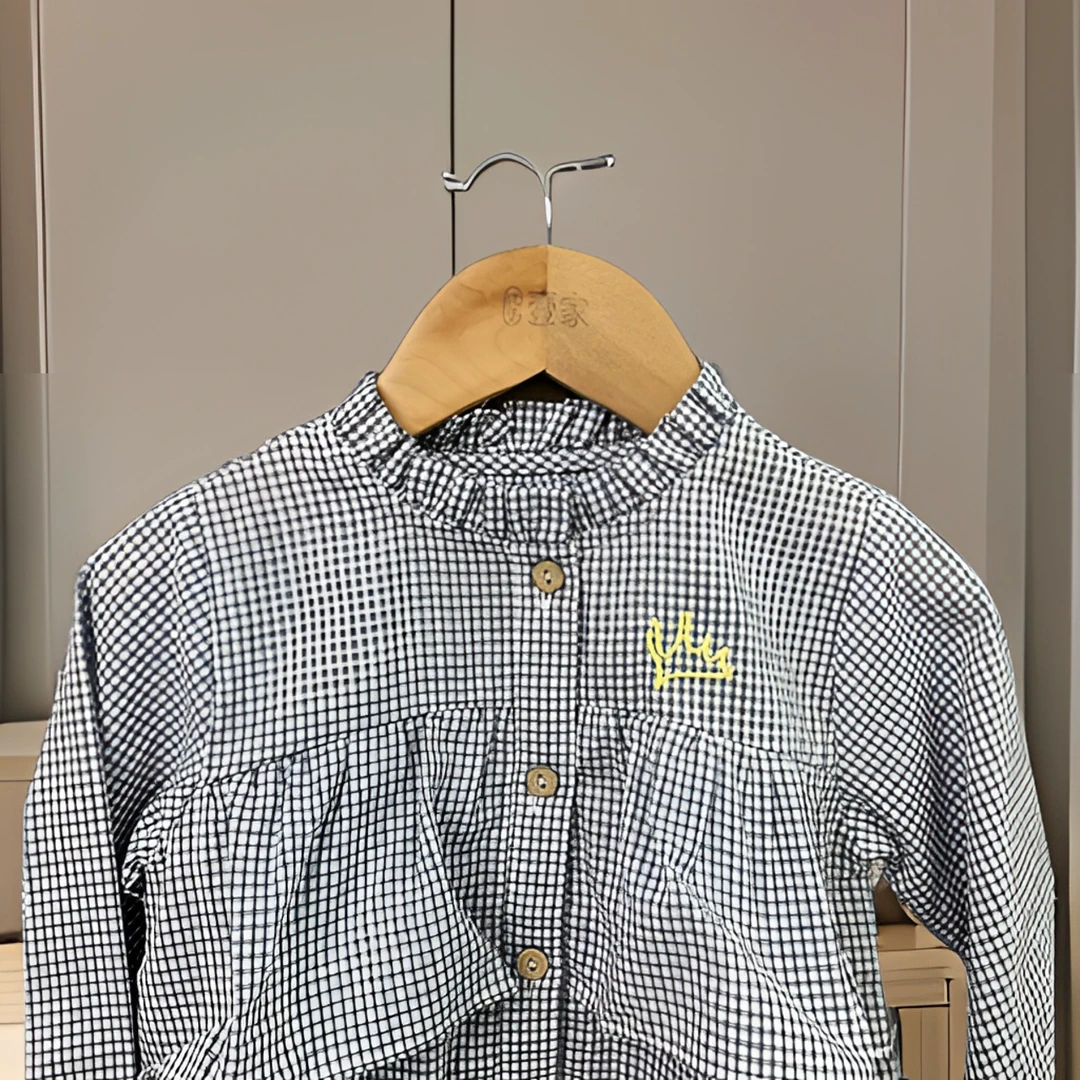 优儿宝贝品质童装9012203格子衬衫儿童格子衬衫春款秋款秋季小童