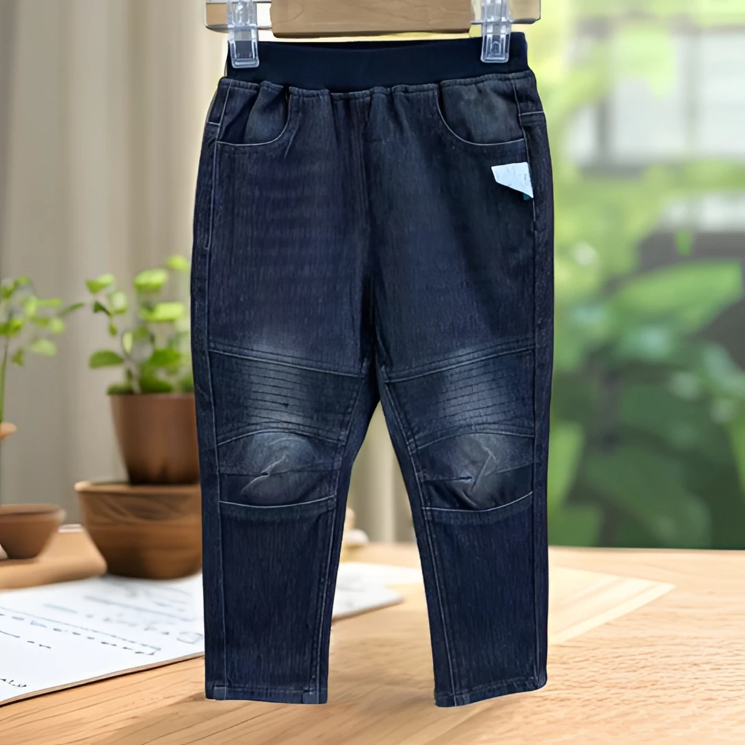 优儿宝贝1011819儿童春秋软牛仔裤痞帅个性潮牌童装反季宝宝衣服