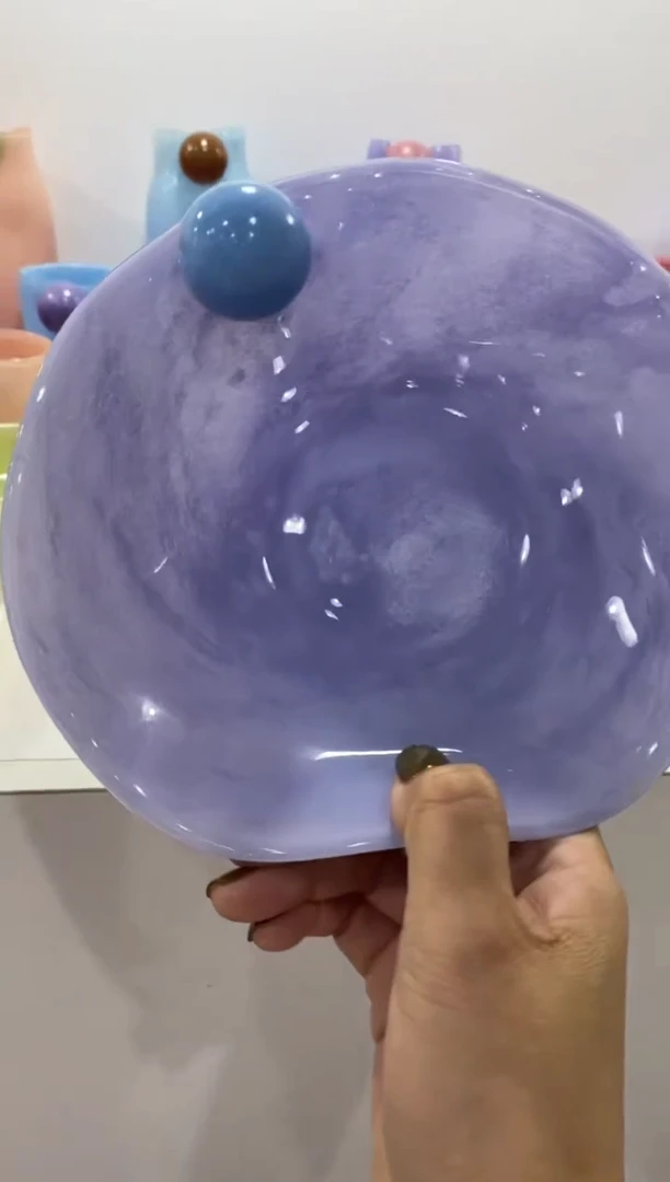 【闪购商品】琉璃花瓶摆件瑕