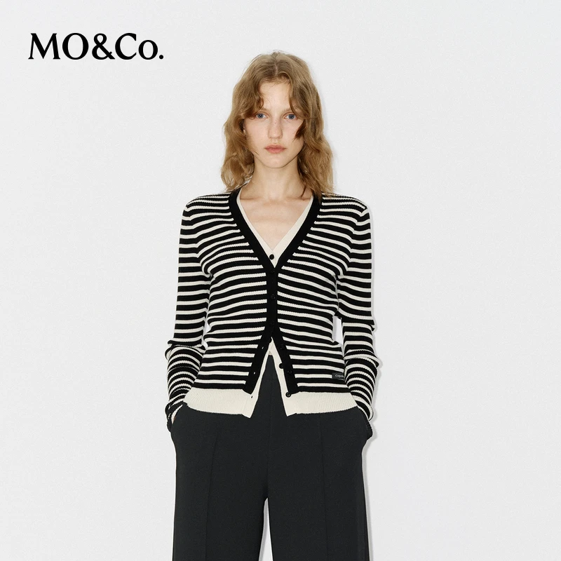 【C+系列】MOCO针织衫开衫冬发热丝机洗绵羊毛MBD4CAR020