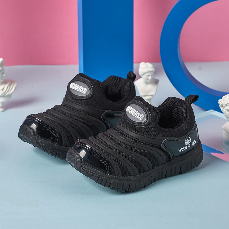 童鞋新款春秋网面透气男童鞋一脚蹬儿童运动鞋软底女宝宝鞋子鞋