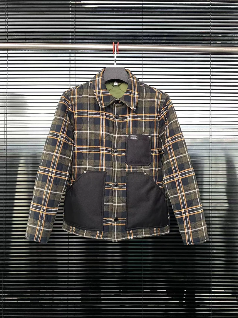 99新 Burberry博柏利 棉服格纹 夹克外套 公价1w