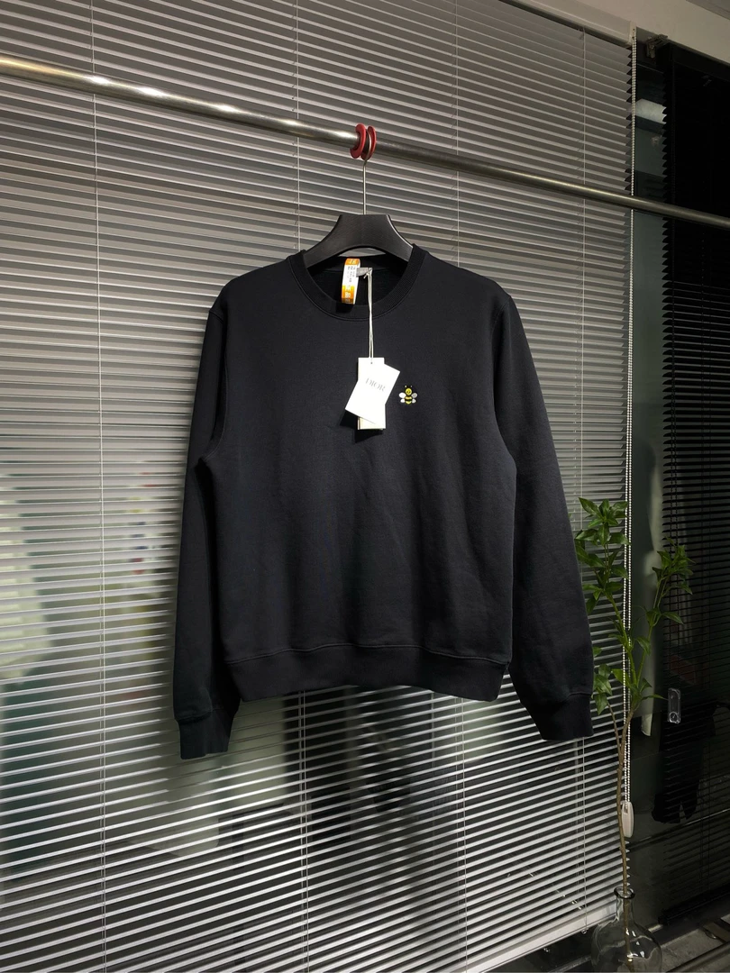 99新 Dior 迪奥 卫衣 小蜜蜂刺绣logo 宽松版型 XXL码 ko1163