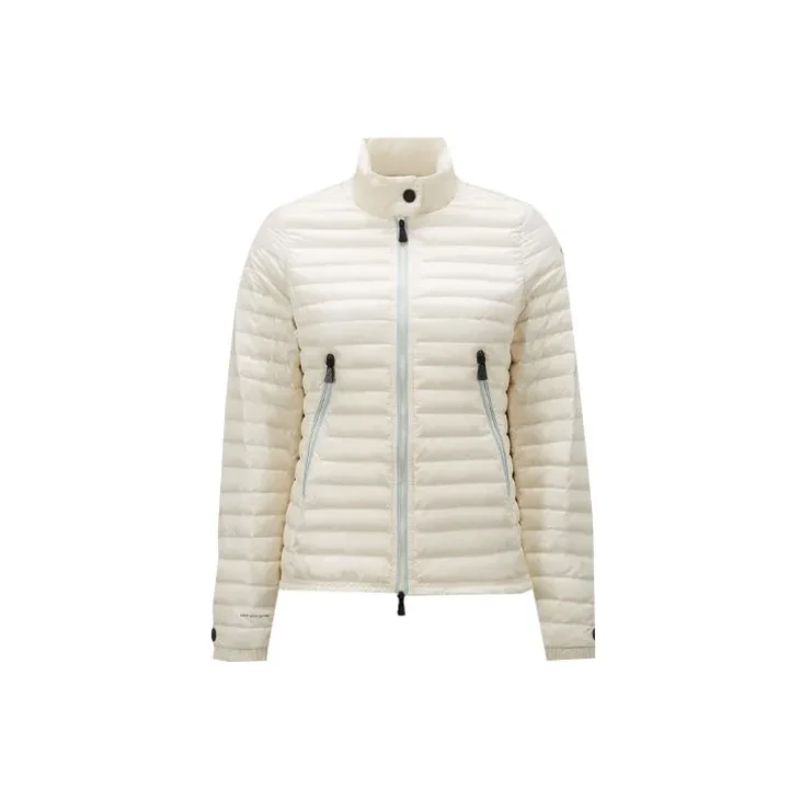 奢邦/Moncler Grenoble 纯色短版含羽绒长袖夹克 女款 白色