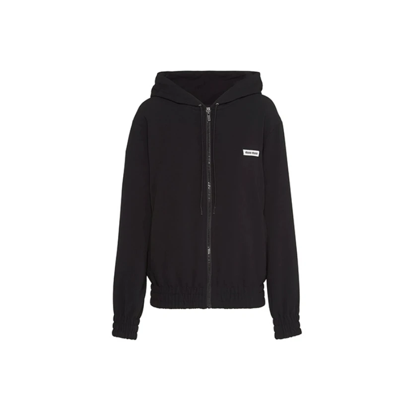 全新未使用 费太太 奢邦/MIU MIU 标贴拉链连帽卫衣外套 女款 TT