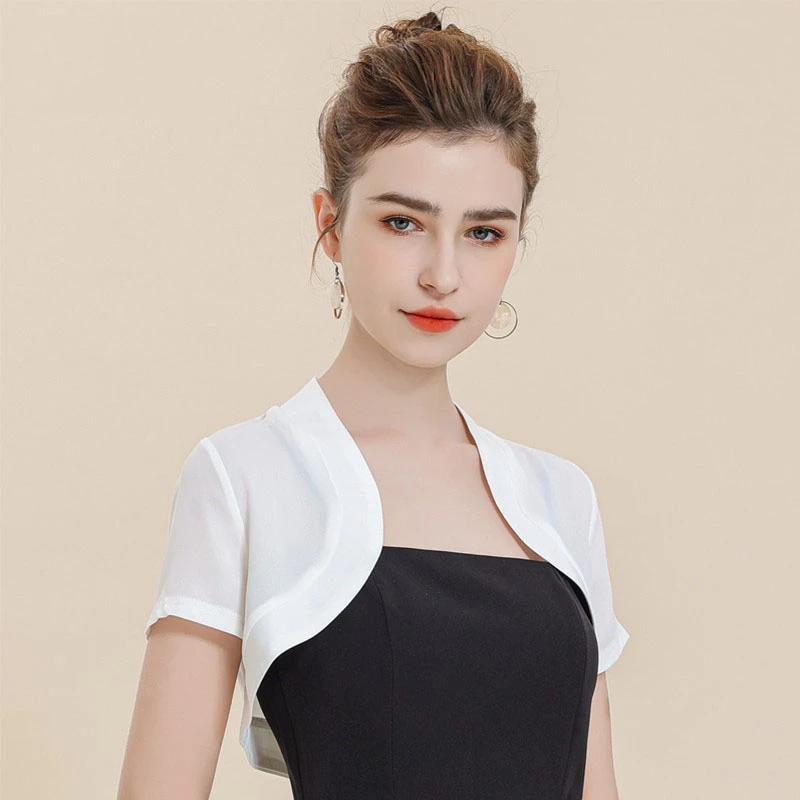 雪纺防晒衣女夏薄百搭坎肩配吊带裙子小披肩女外搭罩衫上衣短外套