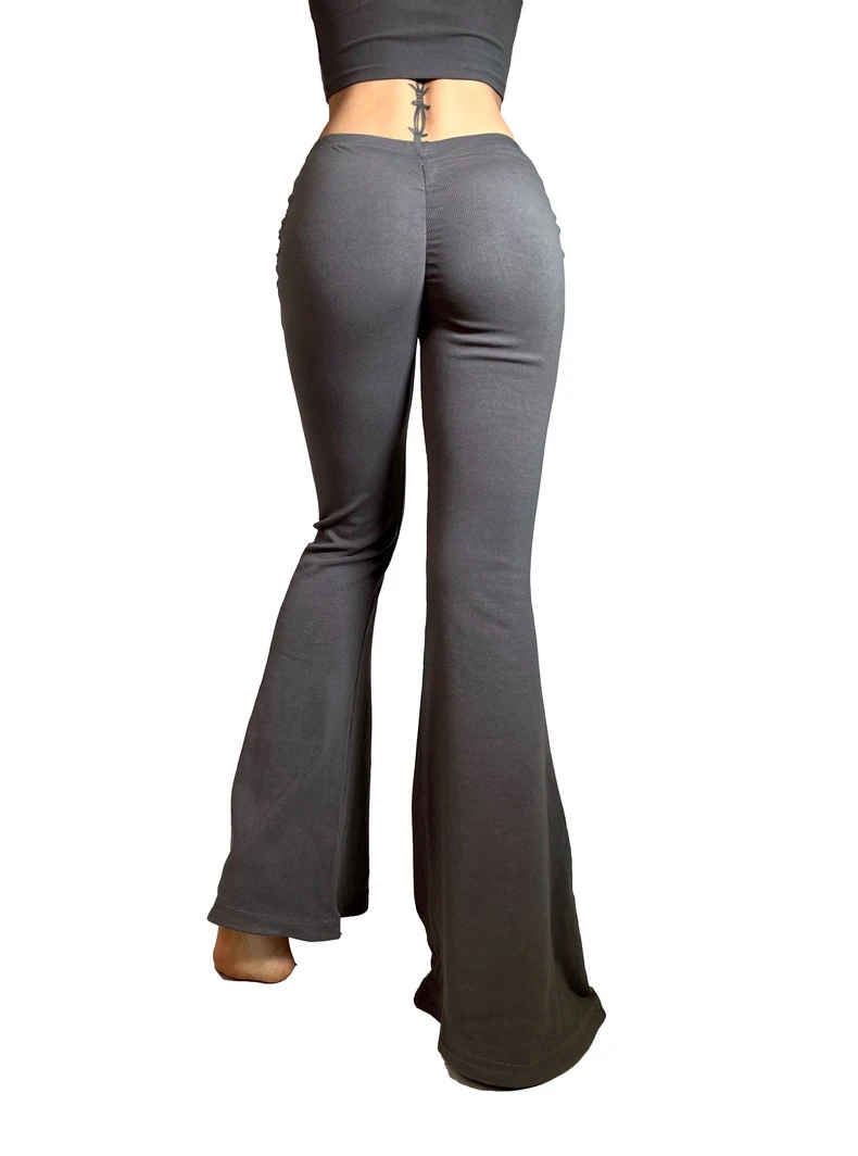 【DB QUEEN原创】MANDALA设计针织挂脖无袖露脐背心阔腿裤套装