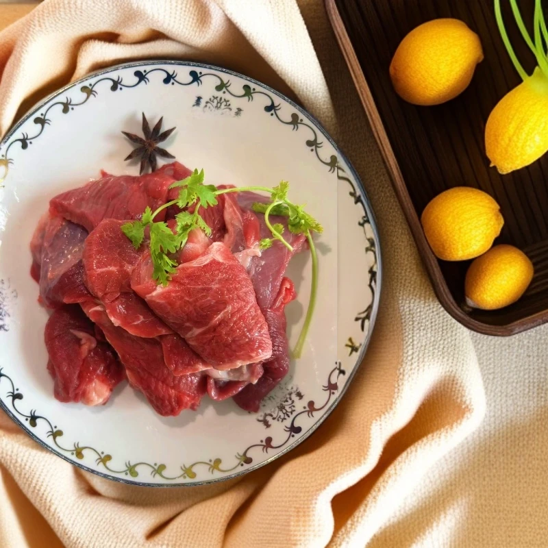 【益丰园】筋头巴脑 清真小黄牛牛肉筋  新鲜带肉带筋 红烧炖煮