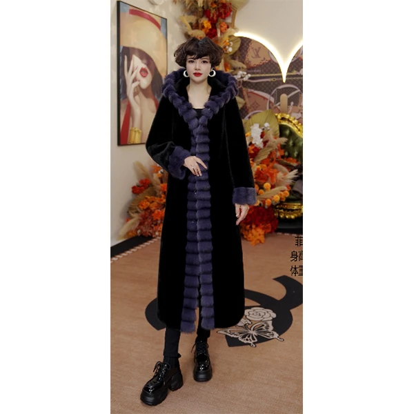 《在逃公主》2868-2 时尚气质复古中长款冬季大衣外套