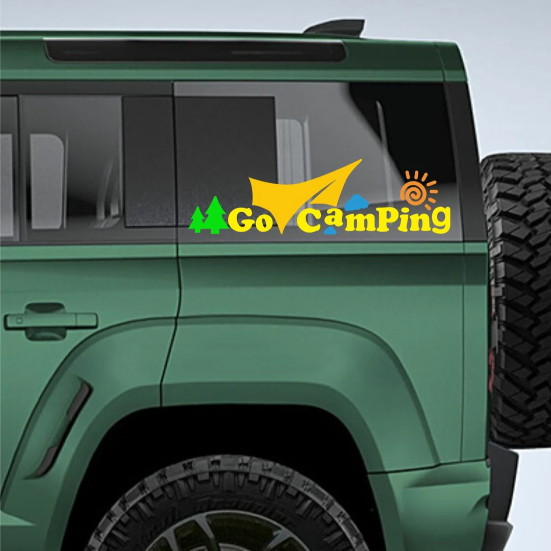 去露营汽车个性贴纸户外露营活动创意装饰防水防晒贴