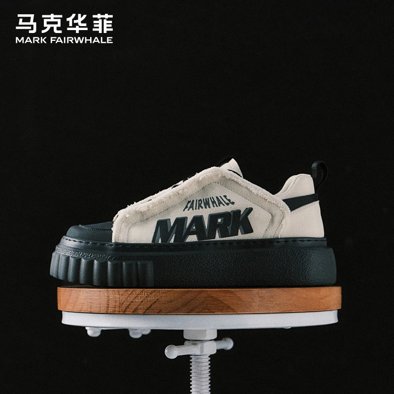 马克华菲男鞋2024秋季新款厚底增高运动休闲鞋潮流高级感板鞋男款