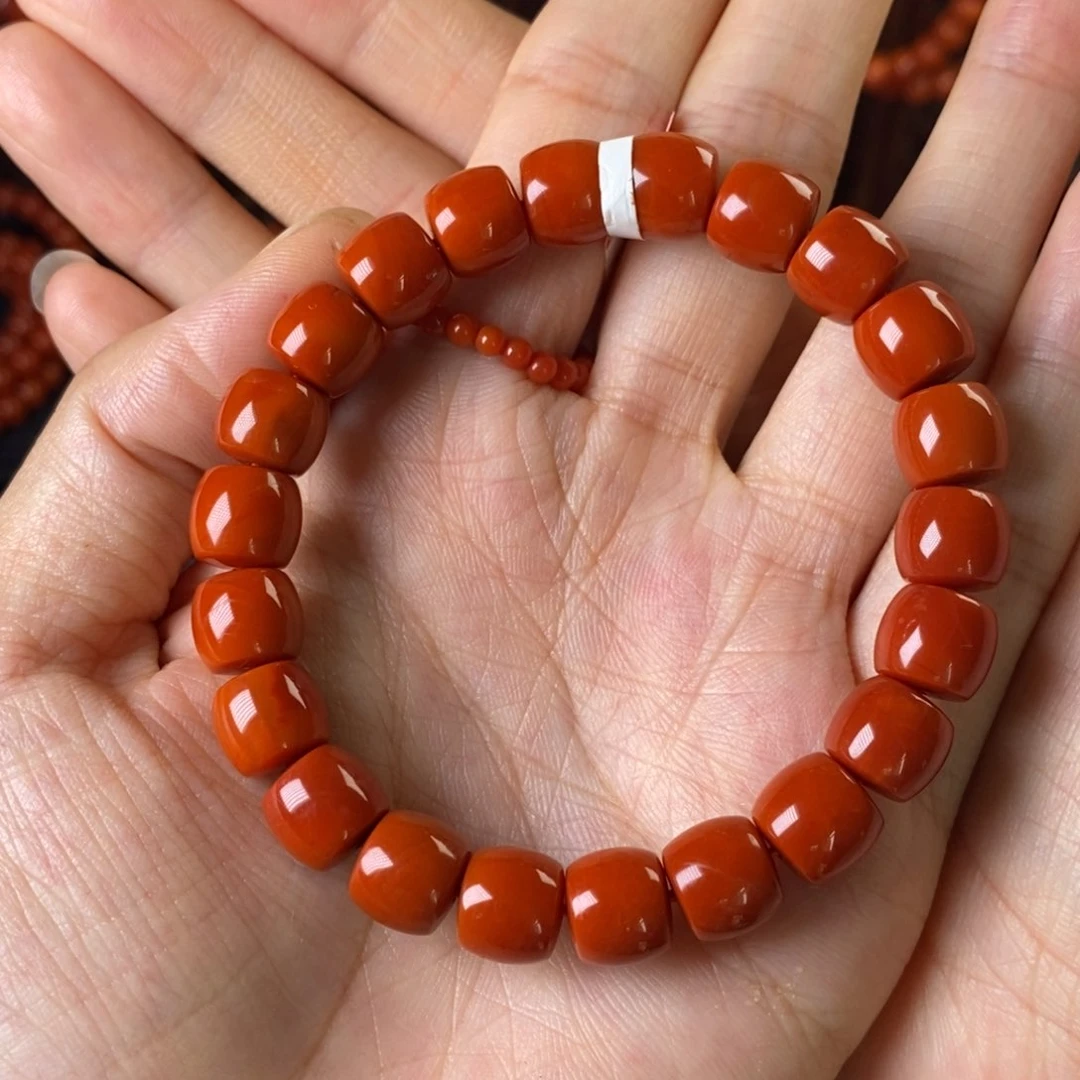 南红玛瑙手链未镶嵌9m手链糖