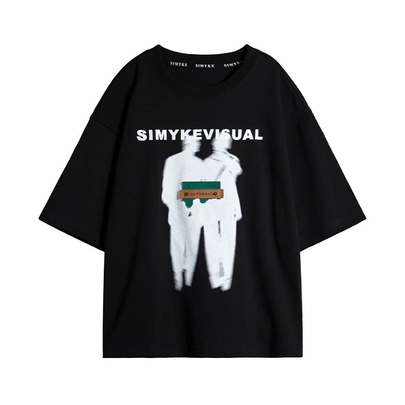 【潮牌T】夏款男女童潮流短袖运动休闲百搭中大童夏季宽松印花圆领T