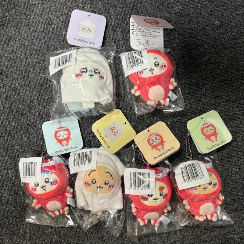 【M】现货日版chiikawa鱿鱼系列挂件娃娃