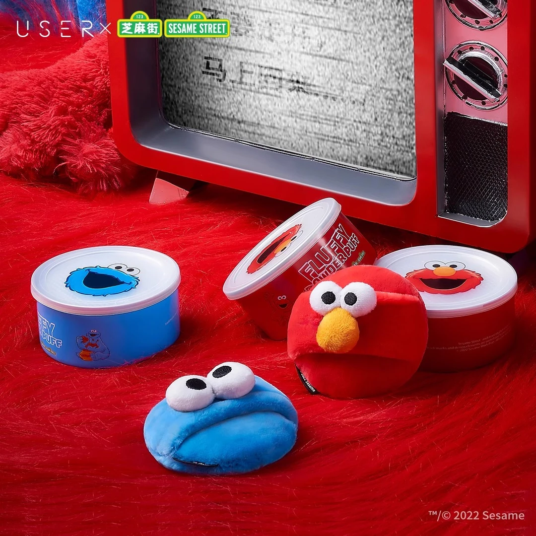 【达人专属】USER&芝麻街联名系列散粉粉扑单个装