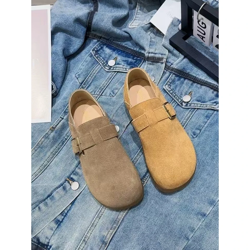 2202新款边扣舒适百搭软底勃肯鞋仓