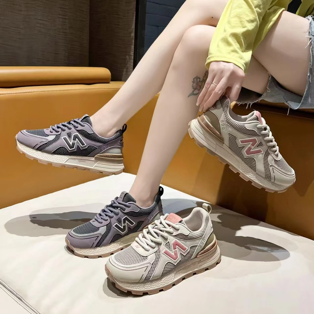 2920新款系带圆头舒适百搭休闲运动阿甘鞋