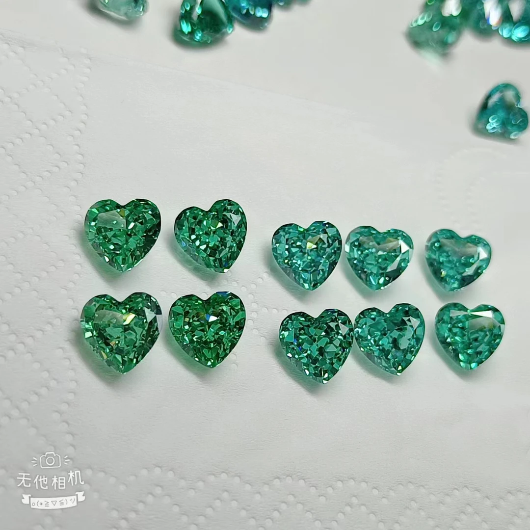 全手工制订冰花切帕拉伊巴爱心10M一颗