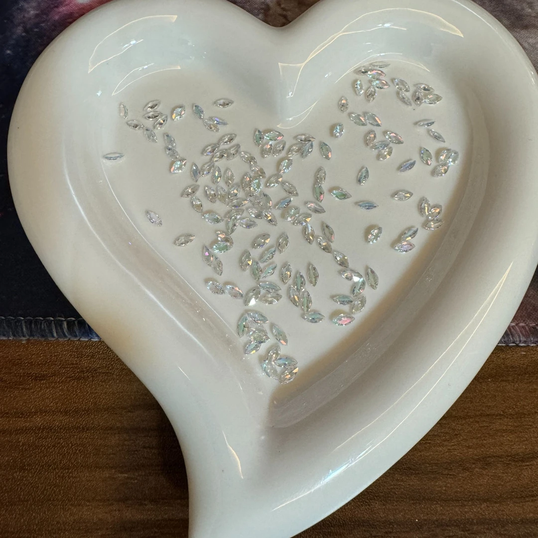 【中号进口镀膜锆石】美甲钻美甲饰品美甲DIY手工高端高品质指甲钻