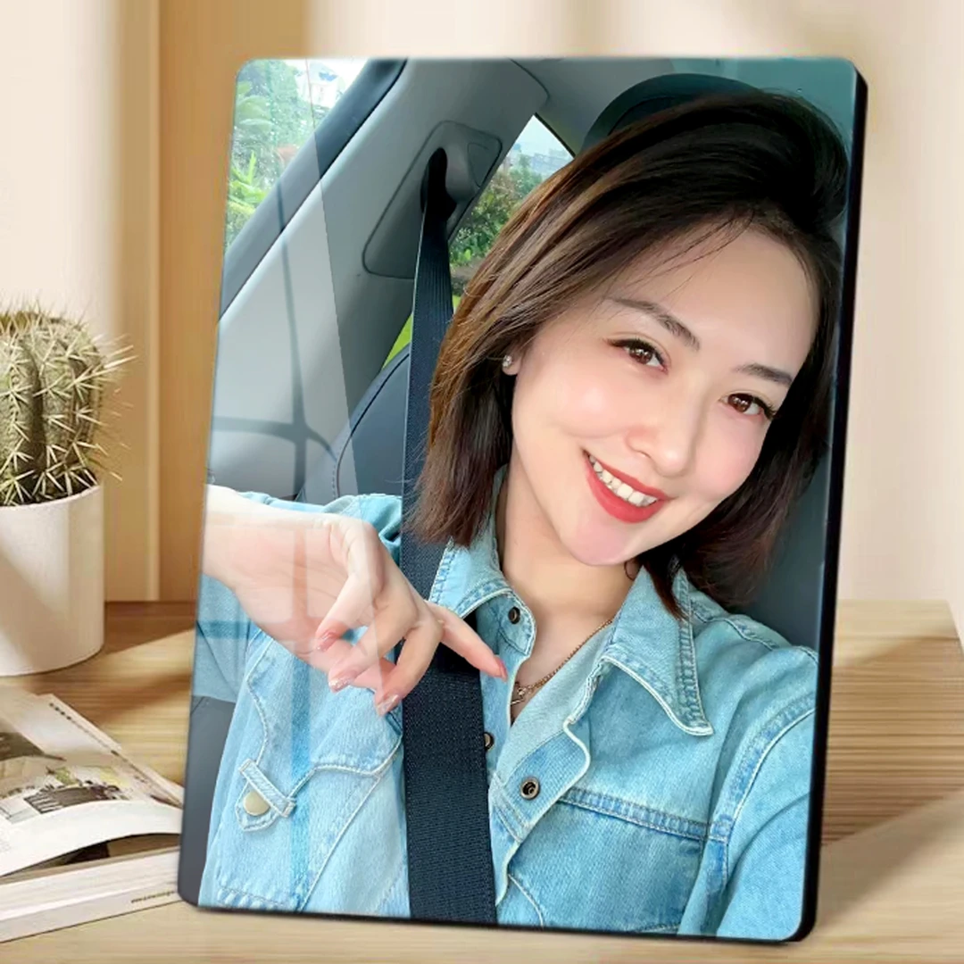 照片冲印定制相册影楼水晶结婚照相框定制圆角摆台相框照片摆台